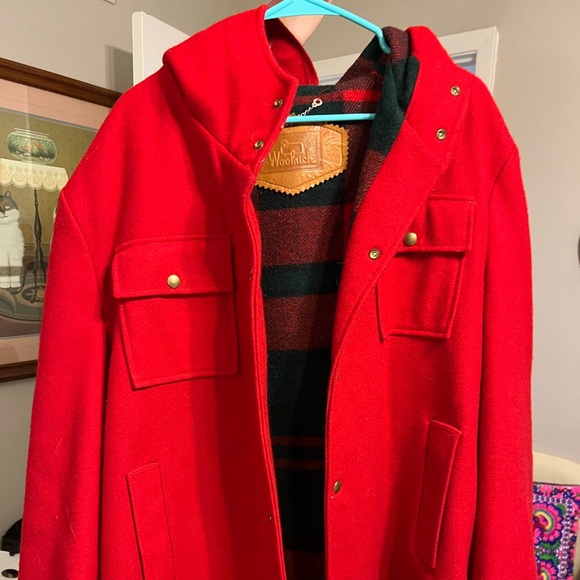 Woolrich Jackets & Blazers - Beautiful red Woolrich winter coat